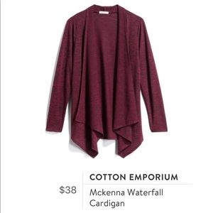 Cardigan Burgundy color